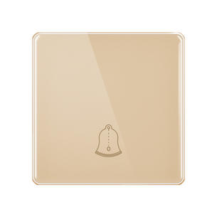 Tempered Glass Switch ABG-Doorbell Switch-GOLD